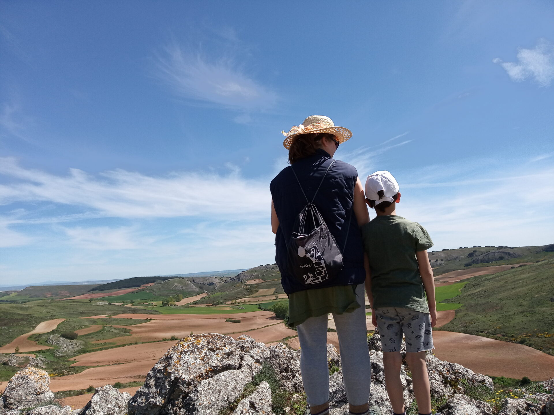 Vistas desde Peña Amaya en el noroeste de Burgos