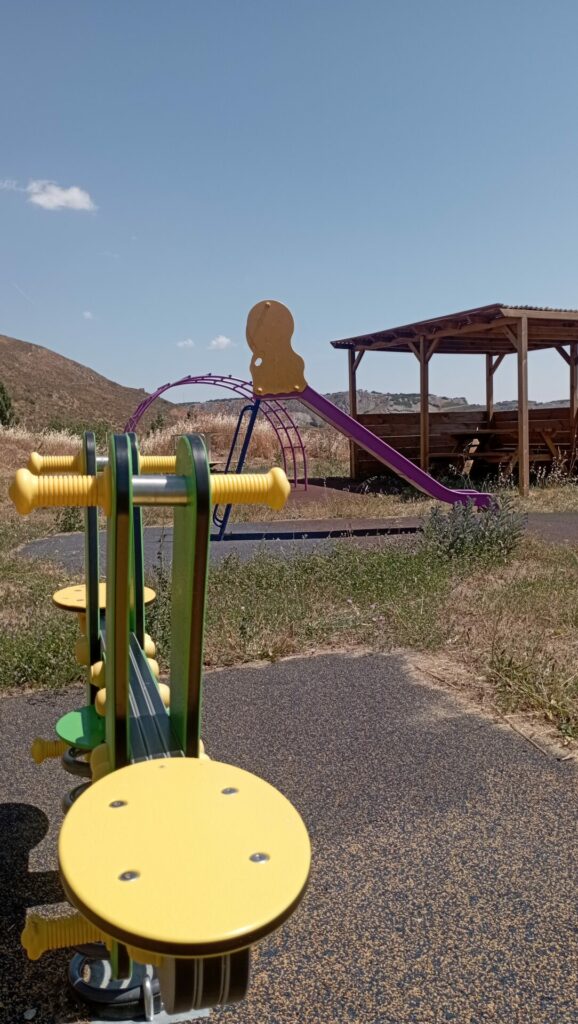 Parque infantil del pueblo de Amaya